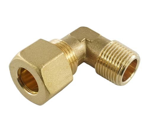 Winkel-Einschraubverschraubungen mit konischem Außengewinde Klemmringverschraubung (R 1/4" - 10 mm) von fittingstore