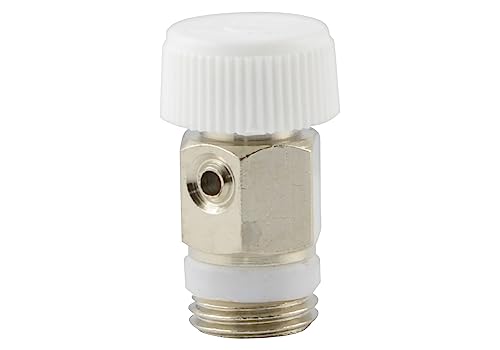 Fittingteile - Ablass- und Entlüftungsventile ohne Tülle Messing vernickelt (Gewindegröße: G 1/4") von siwerk