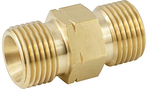 Fittingteile - Doppelnippel Rechtsgewinde/Linksgewinde Adapter Messing Gewindefittinge (Ausführung: Rechts-/Linksgewinde - Gewinde: G 1" x G 1" LH) von fittingteile