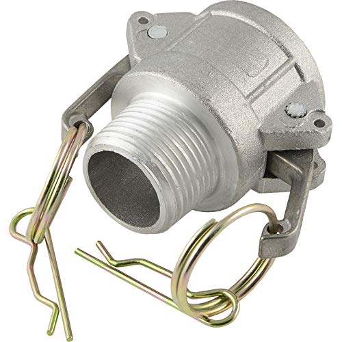 Fittingteile - Kamlock Schnellkupplungsdosen mit Außengewinde Typ B (Werkstoff: Aluminium - Gewindegröße: R 1") von fittingteile