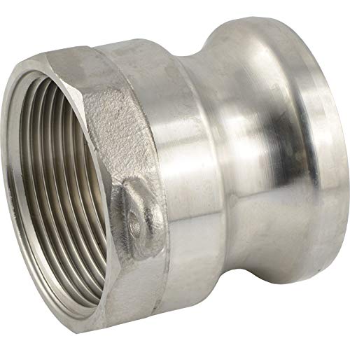 Fittingteile - Kamlock Schnellkupplungsstecker mit Innengewinde - Typ A (Werkstoff: Edelstahl 1.4408 - Gewindegröße: Rp 1/2") von fittingteile
