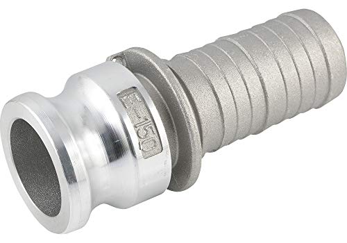 Fittingteile - Kamlock Schnellkupplungsstecker mit Schlauchtülle - Typ E (Werkstoff: Aluminium - Schlauch Ø innen: 19 mm) von fittingteile
