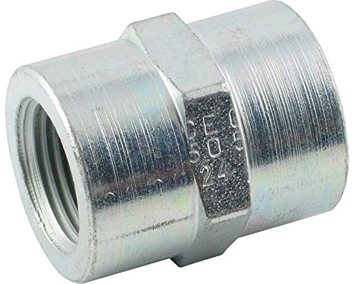 Fittingteile - Muffe mit NPT-Gewinde Hochdruck Hydraulikfittinge (Werkstoff: Edelstahl/Gewindegröße: 3/8" NPT) von fittingteile