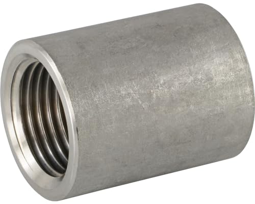 Fittingteile - Muffe zum Anschweißen Anschweißmuffe EN 10241 - DIN 2986 (Ausführung: Voll - Edelstahl/Gewinde: Rp 3/8") von siwerk