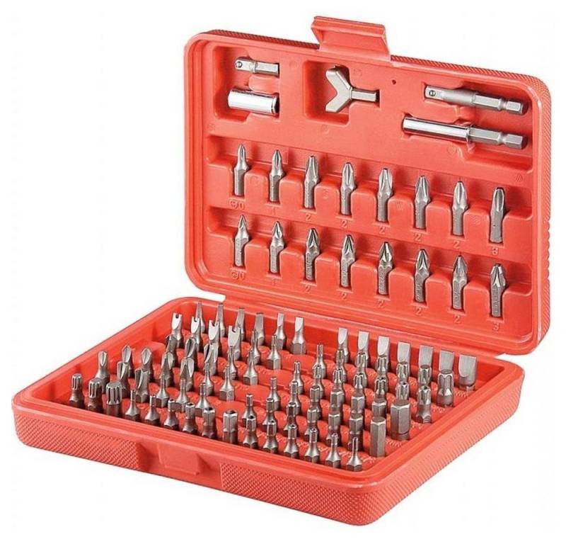 fixPOINT Bit-Set Umfangreiches Bit-Set mit Magnet Bithalter und Adaptern – 100-teilig von fixPOINT