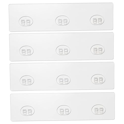 4pcs Duschkaddy -Klebstoff Ersatz 3x10 Zoll Starker Duschkleberstreifen wasserdicht kein Bohrkaddy für Badezimmer Küchenregale von fkngcp