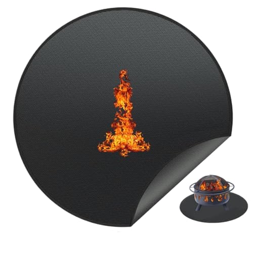 Feuerstellenmatten für unter Feuerstelle Hitzebeständige feuerfeste Matte 24x24 Zoll Matte tragbar und wiederverwendbar Feuerstellenmatten für unter Feuerstelle Hitzebeständige feuerfeste Matte 24x24 Zoll Matte tragbar und wiederverwendbar von fkngcp