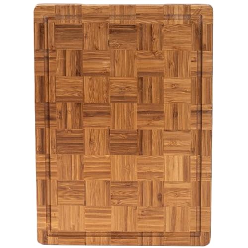 Holzhackbrett, 14 x 10 x 1 Zoll Hackbrettholz, mit Saft Groove Checker Textur Holz Servierbrettern, zum Schnitzen von Fleischkäse Brot Gemüse Holzhackbrett, 14 x 10 x 1 Zoll Hackbrettholz, mit Saft Groove Checker Textur Holz Servierbrettern, zum Schnitzen von Fleischkäse Brot Gemüse von fkngcp