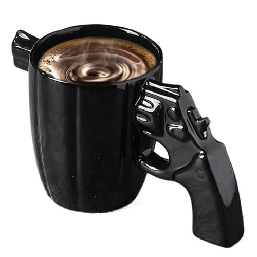 Keramik Kaffeetasse 330 ml Neuheit Revolver Gun Tasse 4x6.7 Tee Kaffee Milch einzigartig von fkngcp
