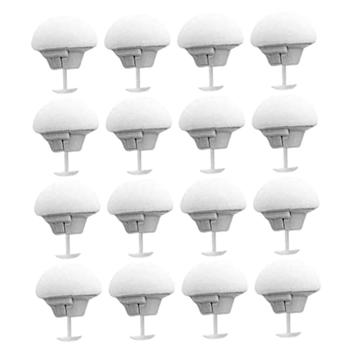 Quilthalter Pilzform nicht rutschfestigende Schnallen Haushaltszubehör weiß 16pcsDuvet-Abdeckclips von fkngcp