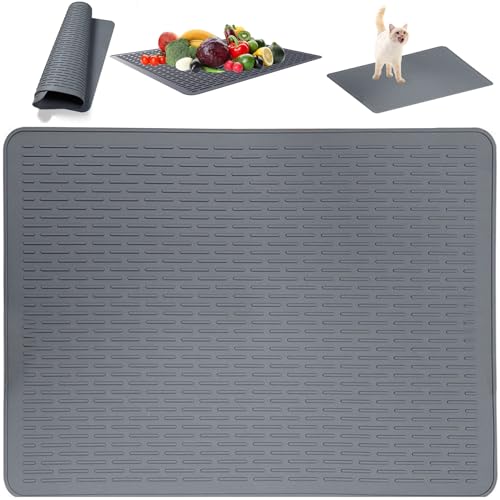 Trocknungsmatte 30x21inch Mehrzweck-Spüle Matte Silikon Nicht-Rutsch unter Waschkas Trocknungsmatte 30x21inch Mehrzweck-Spüle Matte Silikon Nicht-Rutsch unter Waschkas von fkngcp
