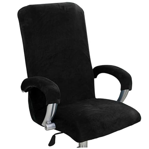 fkngcp 1 Set Office Stuhl Cover, dehnbarer Computerstuhlabdeckung mit Armlehnenabdeckungen staubdichtem waschbarem Computer mit abnehmbarem Reißverschluss, Black Office Covers fkngcp 1 Set Office Stuhl Cover, dehnbarer Computerstuhlabdeckung mit Armlehnenabdeckungen staubdichtem waschbarem Computer mit abnehmbarem Reißverschluss, Black Office Covers von fkngcp