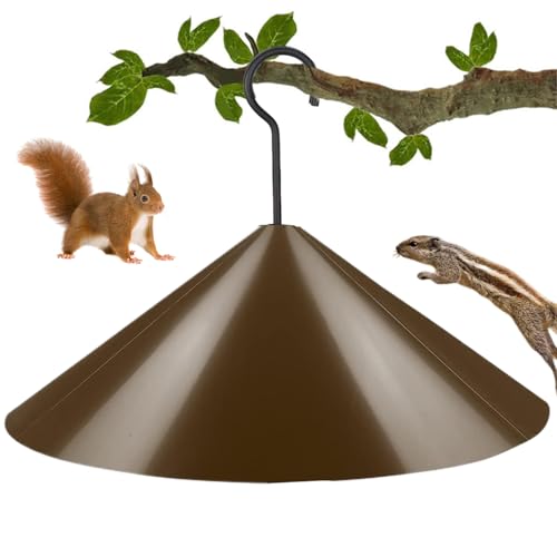 fkngcp Eichhörnchen Schaffer 19 '' Dia Plastik Vogelfutterhäuschen Eichhörnchen Guard mit Hakenwick von fkngcp