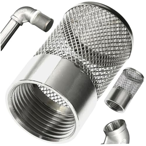 fkngcp Gartenschlauchfilter, effizientes praktisches Gartenschlauchsieb, robuster Edelstahl -Wasserfilter für, Bewässerung, Aquarium und Wasserpumpe, 36 mm von fkngcp