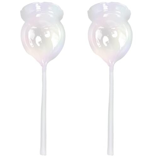 fkngcp Pflanzenwässerung Globes 2pcs Rose Form Glas Automatisch Pflanzen Wasserer Süß 10x3.2in Balkon Garten Selbstbewässerungspikes für Bonsai Topf, farbenfrohtomatische Wasserer fkngcp Pflanzenwässerung Globes 2pcs Rose Form Glas Automatisch Pflanzen Wasserer Süß 10x3.2in Balkon Garten Selbstbewässerungspikes für Bonsai Topf, farbenfrohtomatische Wasserer von fkngcp