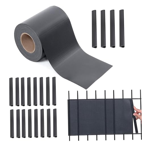 fkngcp Privatsphäre Zaunscreening 7.5x1378 Zoll Privacy Shield Balkon Streifen mit 20 Clips Gartenzaun Screening auf Terrassenbalkon fkngcp Privatsphäre Zaunscreening 7.5x1378 Zoll Privacy Shield Balkon Streifen mit 20 Clips Gartenzaun Screening auf Terrassenbalkon von fkngcp