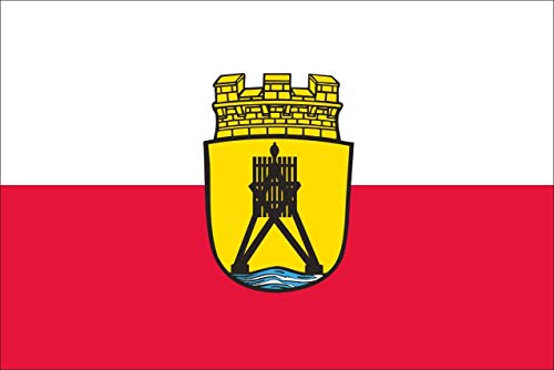 flaggenmeer® Flagge Cuxhaven 120 g/m² ca. 20 x 30 cm von flaggenmeer