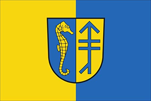 flaggenmeer® Flagge Hiddensee 120 g/m² ca. 30 x 45 cm von flaggenmeer