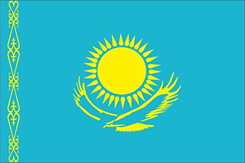 flaggenmeer® Flagge Kasachstan 80 g/m² ca. 60 x 90 cm von flaggenmeer