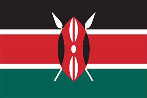 flaggenmeer® Flagge Kenia 120 g/m² ca. 40 x 60 cm von flaggenmeer