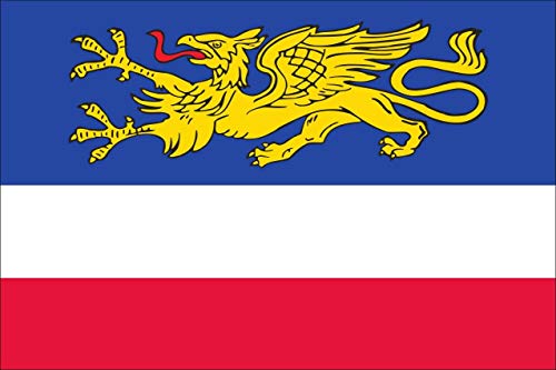 flaggenmeer® Flagge Rostock 120 g/m² ca. 60 x 90 cm von flaggenmeer