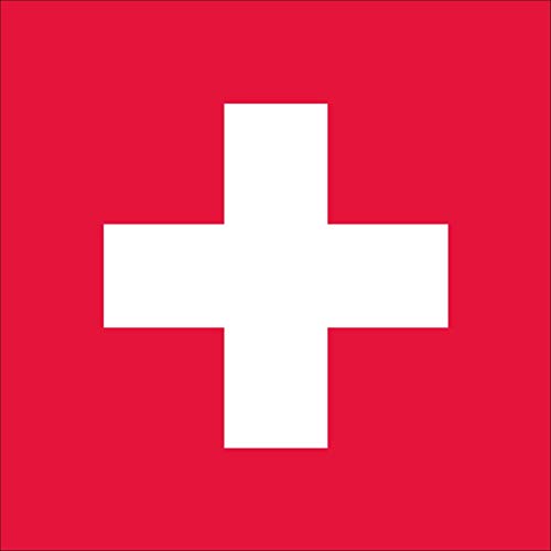 flaggenmeer® Flagge Schweiz quadratisch 120 g/m² ca. 60 x 60 cm von flaggenmeer