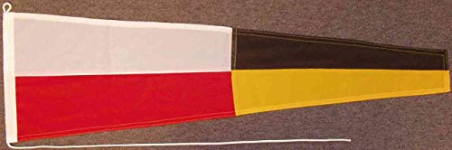 flaggenmeer® Signalflagge 9 - Novenine ca. 30 x 100 x 9 cm von flaggenmeer