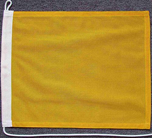 flaggenmeer® Signalflagge Q - Quebec ca. 20 x 24 cm von flaggenmeer