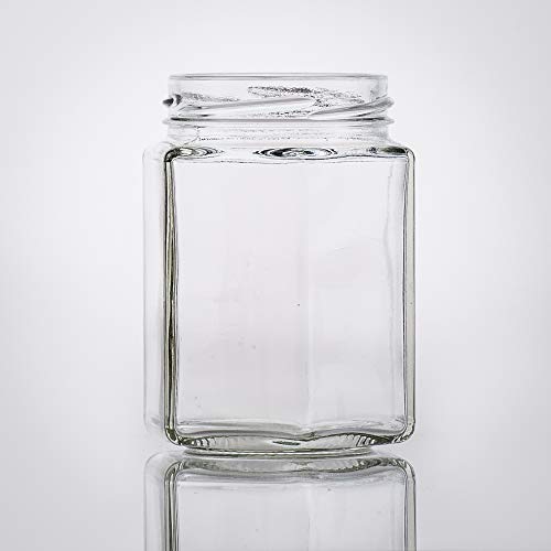 Flaschenbauer- 15x Sechskantgläser 195ml inkl. eines schwarzen Twist-Off Verschluss als Einmachglas, zur Aufbewahrung von Gewürzen oder als kleines Honigglas. Flaschenbauer- 15x Sechskantgläser 195ml inkl. eines schwarzen Twist-Off Verschluss als Einmachglas, zur Aufbewahrung von Gewürzen oder als kleines Honigglas. von flaschenbauer.de