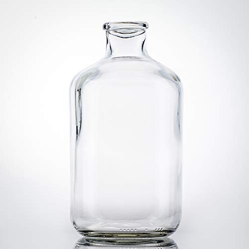 Flaschenbauer - Exklusive Spardose Glas 1l mit innovativen Münzschlitz - Große Spardose Sparflasche ohne Deckel zur einfachen Münzentnahme durch Spezial-Mündung - Ihr großes Sparschwein von BAUER