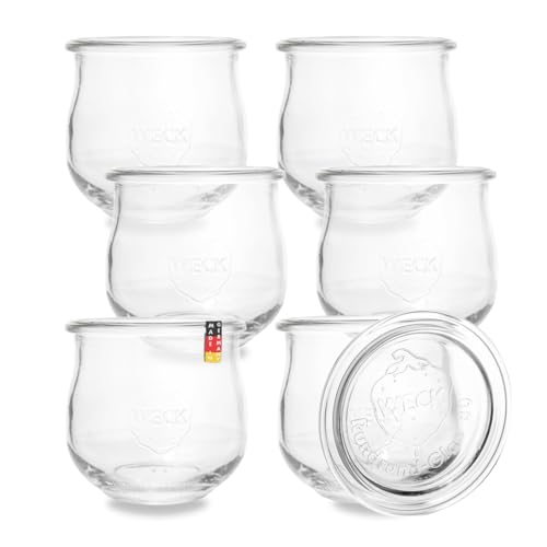 Flaschenbauer - Tulpenglas 370ml Einmachglas mit Deckel verwendbar als Marmeladenglas, Vorratsglas, Konservenglas 6 Stück Flaschenbauer - Tulpenglas 370ml Einmachglas mit Deckel verwendbar als Marmeladenglas, Vorratsglas, Konservenglas 6 Stück von flaschenbauer.de