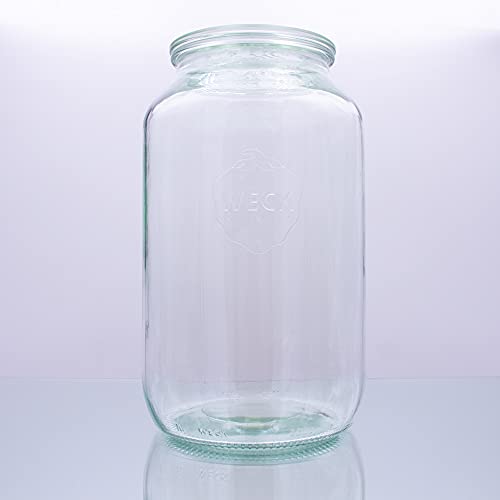 WECK Zylinderglas 3L Einmachglas 3000ml verwendbar als Einweckglas, Vorratsglas oder Konservenglas 4 Stück von flaschenbauer.de