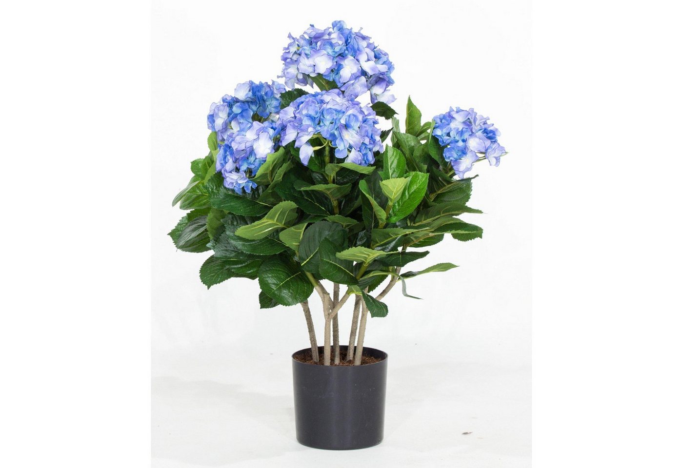 Kunstpflanze Hortensie - Hydrangea Kunstpflanze, 53 cm, blau, fleur ami, Höhe 55 cm von fleur ami