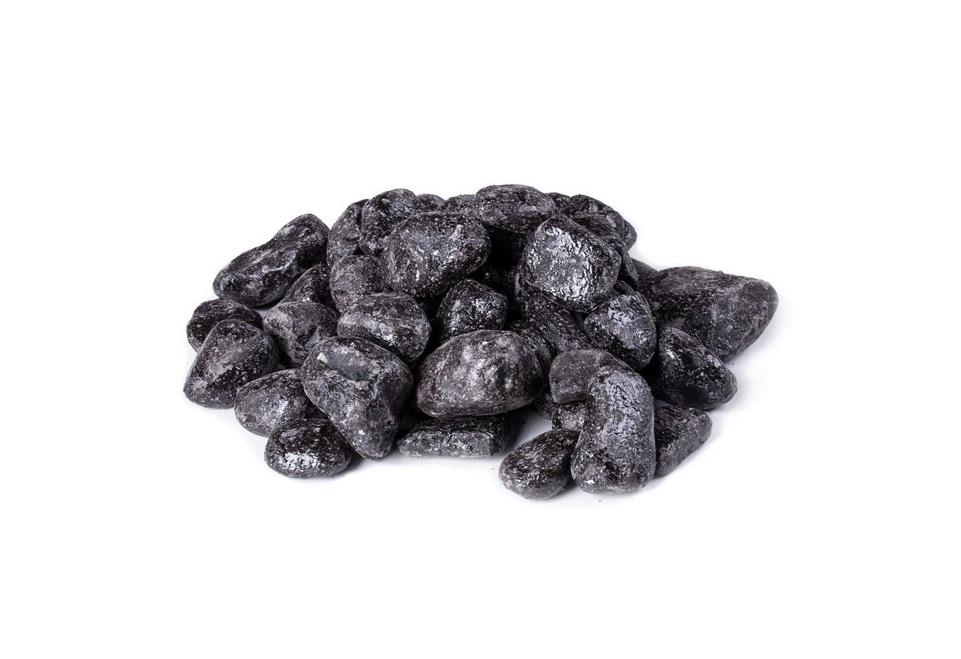 fleur ami Dekosteine Rocks Flusskiesel, 2-4 cm, schwarz, 20 kg !!Sonderartikel!! von fleur ami