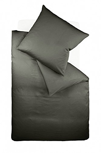 fleuresse 9200 Colours Interlock Jersey Bettwäsche aus 100% Baumwolle, Oekotex Standard 100, anthrazit, 155 x 220 cm fleuresse 9200 Colours Interlock Jersey Bettwäsche aus 100% Baumwolle, Oekotex Standard 100, anthrazit, 155 x 220 cm von fleuresse