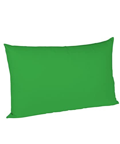 Fleuresse Colours Kissenbezug, Mako Satin, Grasgrün, 40 x 60 cm Fleuresse Colours Kissenbezug, Mako Satin, Grasgrün, 40 x 60 cm von fleuresse