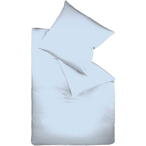 Fleuresse Colours Bettwäsche, Uni-Mako-Satin, blau, 200 x 200 cm Fleuresse Colours Bettwäsche, Uni-Mako-Satin, blau, 200 x 200 cm von fleuresse