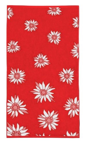 Fleuresse Frottier 2932 Fb. 4 Handtuch mit Blumen, 50 x 100 cm, rot von fleuresse