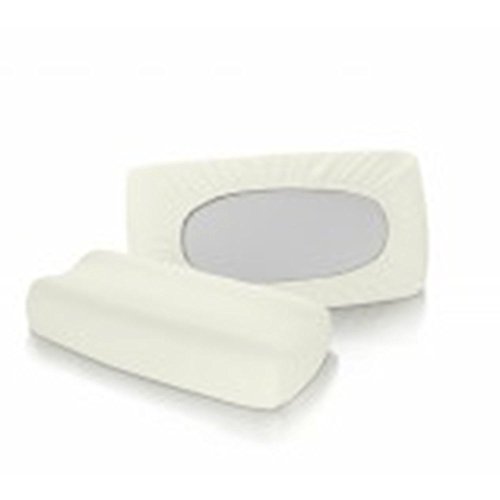 fleuresse vital Comfort Kissenbezug, 96% Baumwolle, 4% Elasthan, naturweiß, 24.4 x 15.2 x 1.2 cm von fleuresse