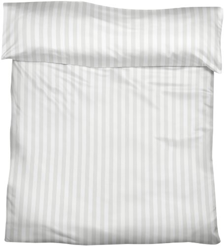 Fleuresse Streifsatin Bettbezug, weiß, 135 x 200 cm Fleuresse Streifsatin Bettbezug, weiß, 135 x 200 cm von fleuresse