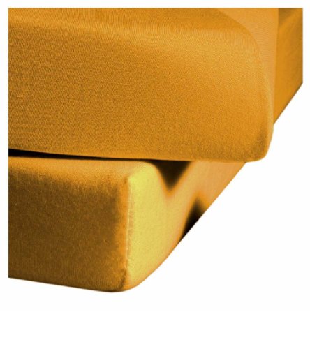 Fleuresse Jerseyspannlaken, sonnengelb, 90 x 220 - 100 x 220 cm Fleuresse Jerseyspannlaken, sonnengelb, 90 x 220 - 100 x 220 cm von fleuresse