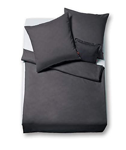 fleuresse 603089 Fb. 1 Flanell-Bettwäsche, 155 x 220 cm, anthrazit fleuresse 603089 Fb. 1 Flanell-Bettwäsche, 155 x 220 cm, anthrazit von fleuresse