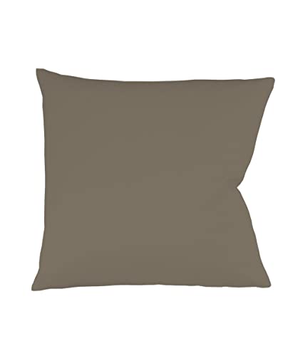 Fleuresse Colours Kissenbezug, Mako Satin, Taupe, 40 x 40 cm Fleuresse Colours Kissenbezug, Mako Satin, Taupe, 40 x 40 cm von fleuresse