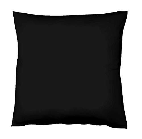 fleuresse 9200 Colours Interlock Jersey Kissenbezug aus 100% Baumwolle, Oekotex Standard 100, 40 x 40 cm, schwarz fleuresse 9200 Colours Interlock Jersey Kissenbezug aus 100% Baumwolle, Oekotex Standard 100, 40 x 40 cm, schwarz von fleuresse