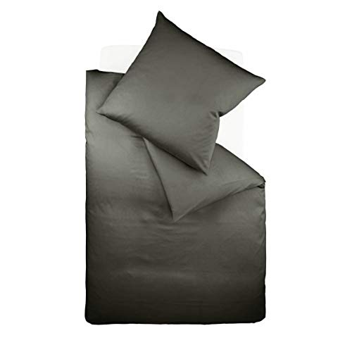 Fleuresse Colours Bettwäsche, Uni-Mako-Satin, graphit, 200 x 220 cm Fleuresse Colours Bettwäsche, Uni-Mako-Satin, graphit, 200 x 220 cm von fleuresse