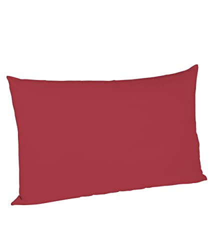 Fleuresse Colours Kissenbezug, Mako Satin, Rot, 40 x 60 cm von fleuresse