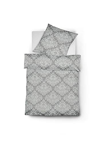 fleuresse Edelflanell Bettwäsche Ornamente grau 1 Bettbezug 135 x 200 cm + 1 Kissenbezug 80 x 80 cm fleuresse Edelflanell Bettwäsche Ornamente grau 1 Bettbezug 135 x 200 cm + 1 Kissenbezug 80 x 80 cm von fleuresse