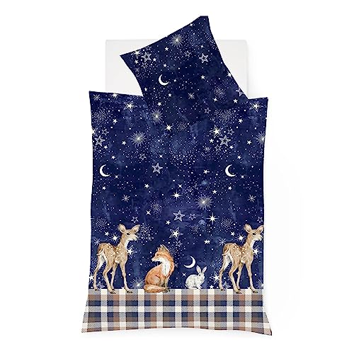 fleuresse Feinbiber Bettwäsche Aspen Sarnia dunkelblau 1 Bettbezug 135 x 200 cm + 1 Kissenbezug 80 x 80 cm fleuresse Feinbiber Bettwäsche Aspen Sarnia dunkelblau 1 Bettbezug 135 x 200 cm + 1 Kissenbezug 80 x 80 cm von fleuresse