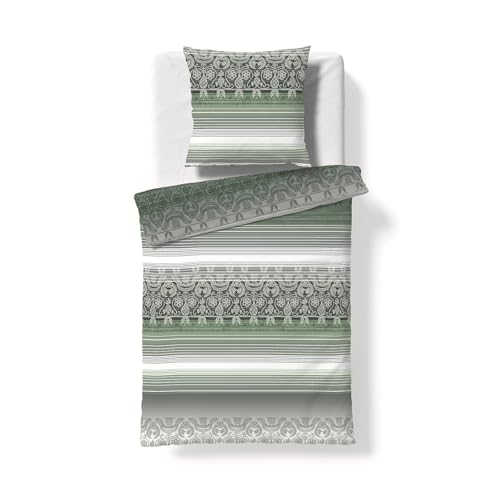 fleuresse Feinbiber Bettwäsche Aspen Utrecht grün 1 Bettbezug 135 x 200 cm + 1 Kissenbezug 80 x 80 cm fleuresse Feinbiber Bettwäsche Aspen Utrecht grün 1 Bettbezug 135 x 200 cm + 1 Kissenbezug 80 x 80 cm von fleuresse