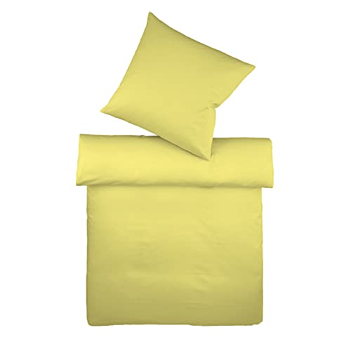 fleuresse Halbleinen-Bettwäsche Provence, Pistazie 155x220 + 80x80 cm fleuresse Halbleinen-Bettwäsche Provence, Pistazie 155x220 + 80x80 cm von fleuresse